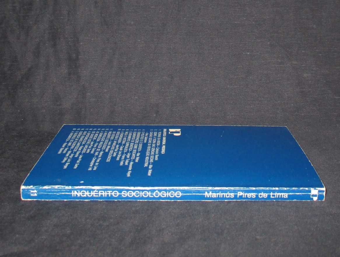 Livro Inquérito Sociológico Problemas de Metodologia Marinús
