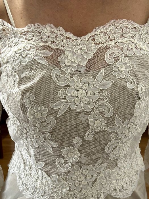 Vestido de noiva novo alta costura Made in Italy