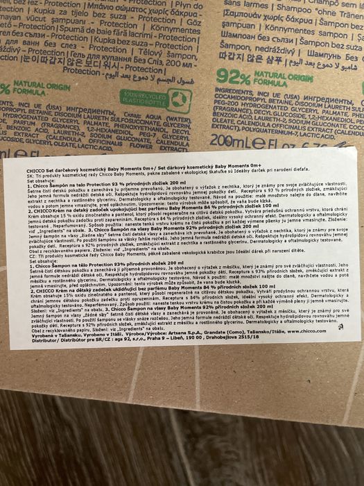 Набір Chicco Baby Moments Clear & Sweet