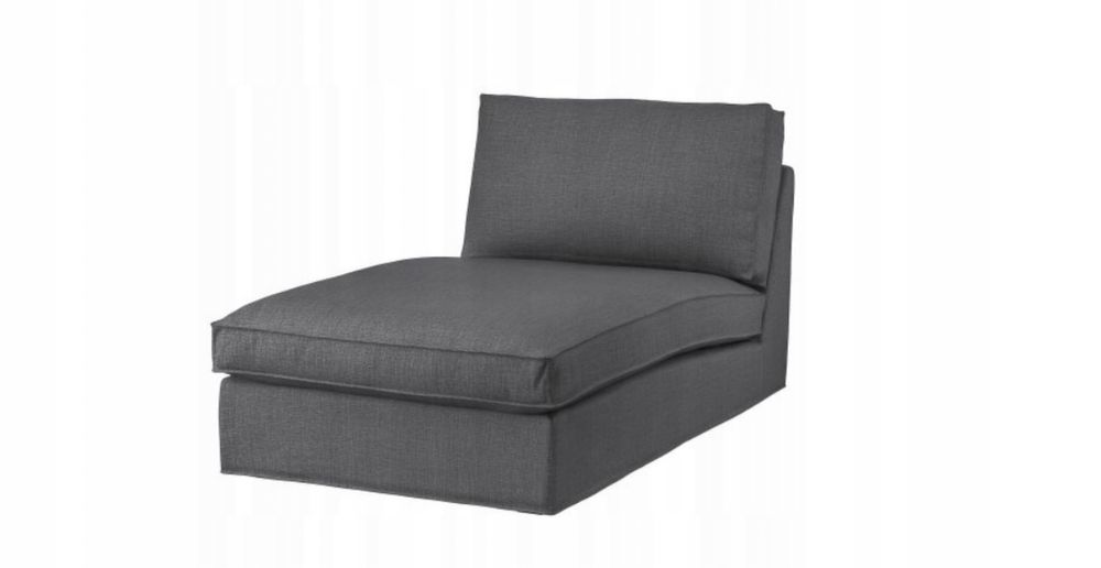 Ikea kivik pokrycie szezlongq ciemnoszary
