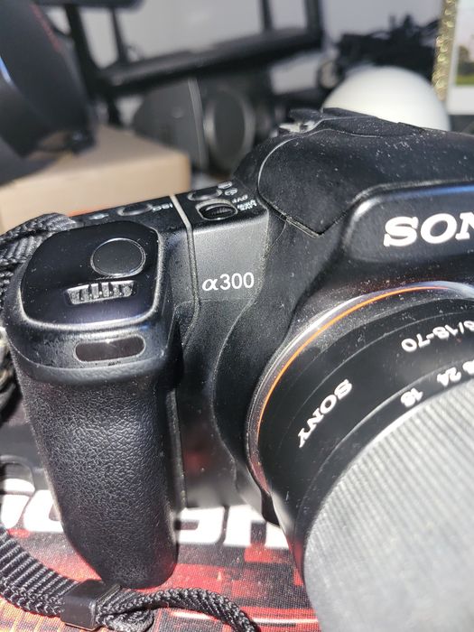 aparat sony alpha 300 plus obiektyw