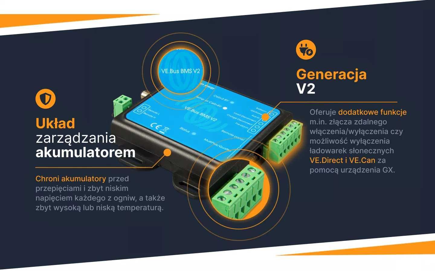 System zarządzania akumulatorem VE.Bus BMS V2 Victron Energy LiFePO4