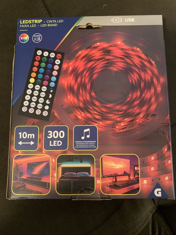 Taśma LED 10m USB