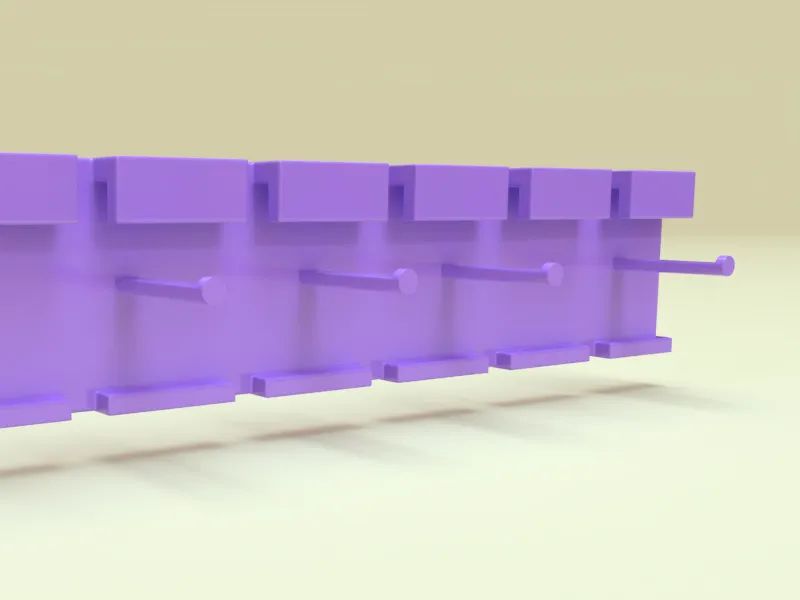 Mini Ganchos Expositores para Cubos Grade