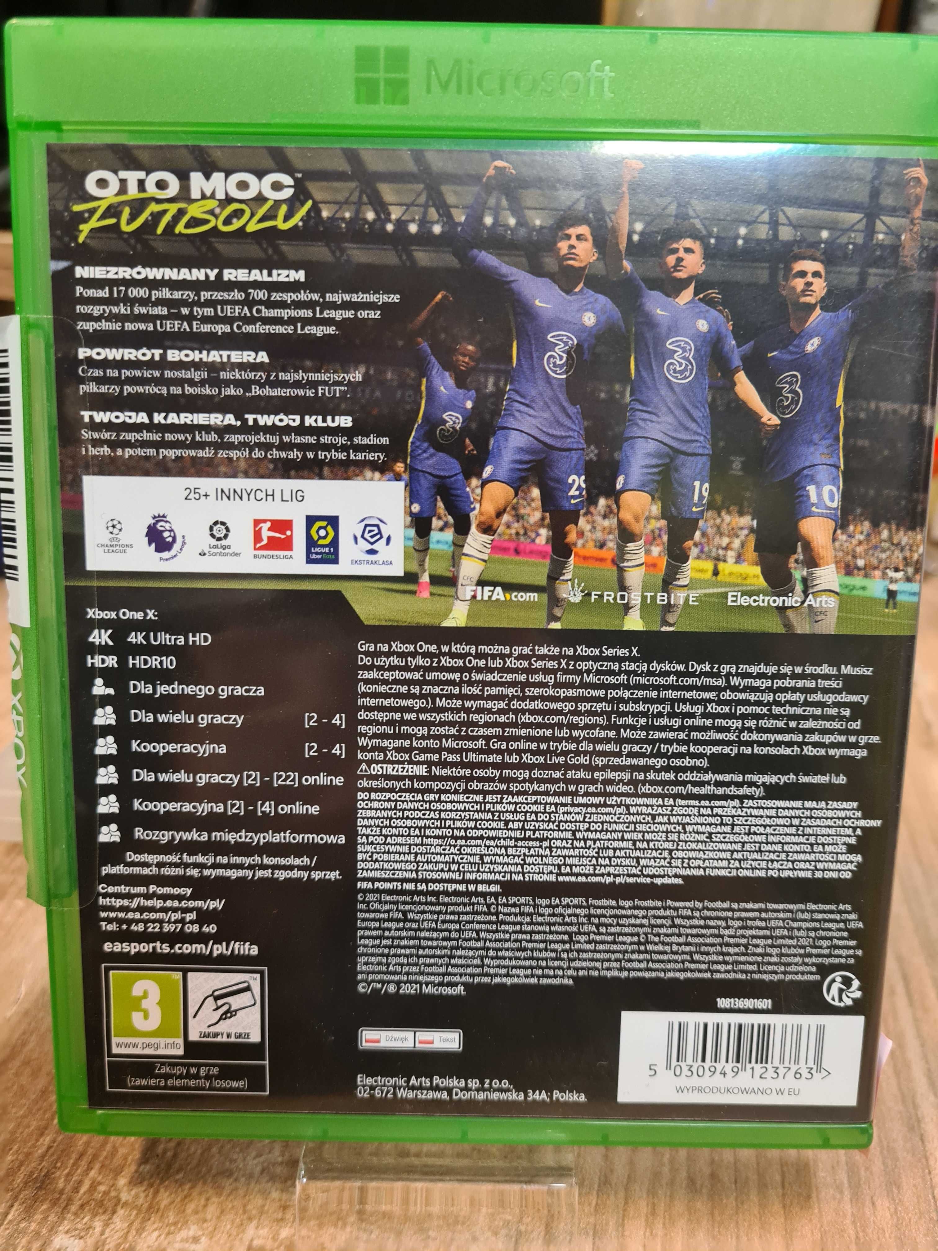 FIFA 22 XBOX ONE, Sklep Wysyłka Wymiana