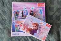 Puzzle TREFL Frozen + Frozen II / Kraina Lodu - 2 komplety