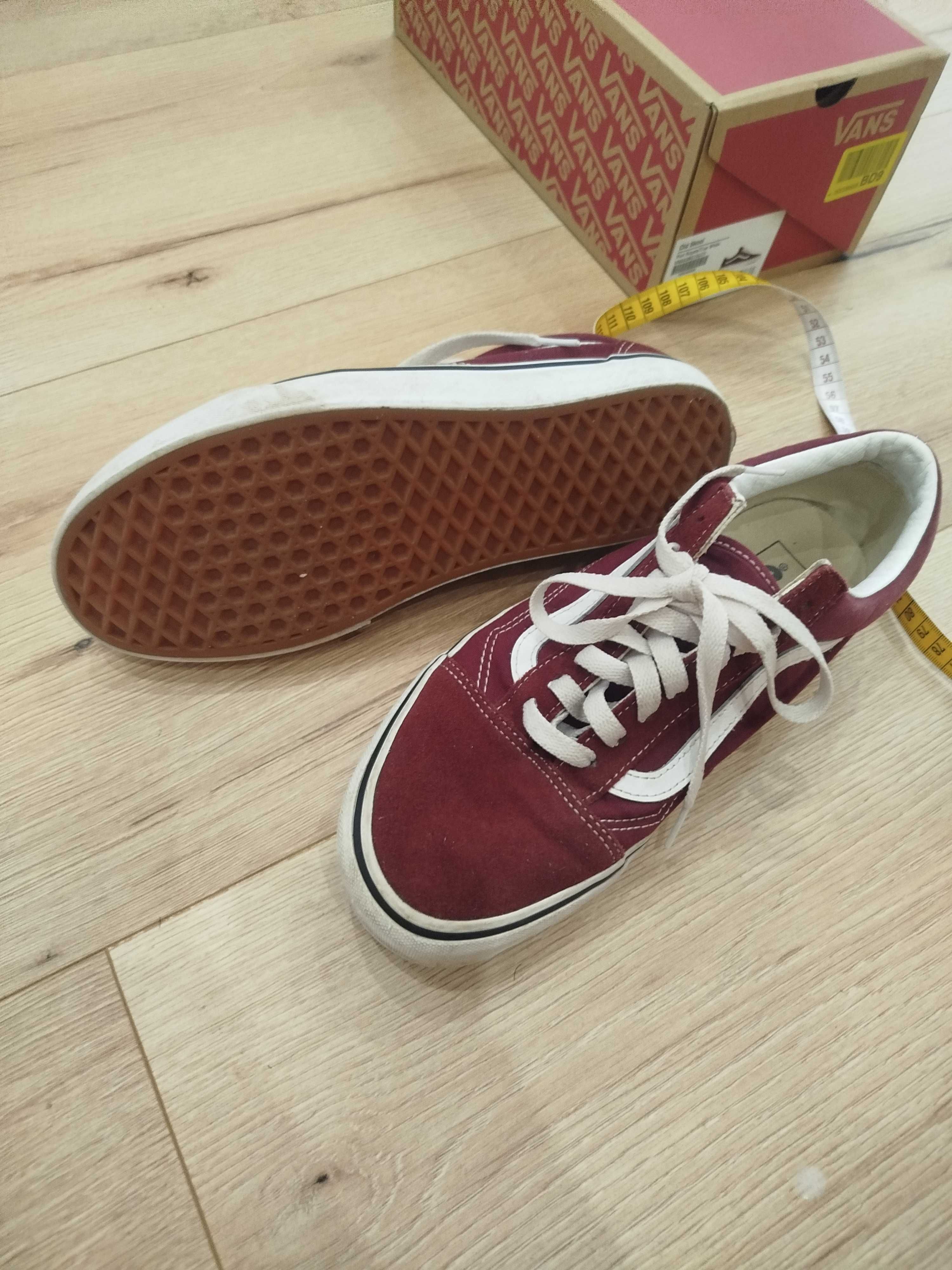 Trampki Vans 42.5 bordowe