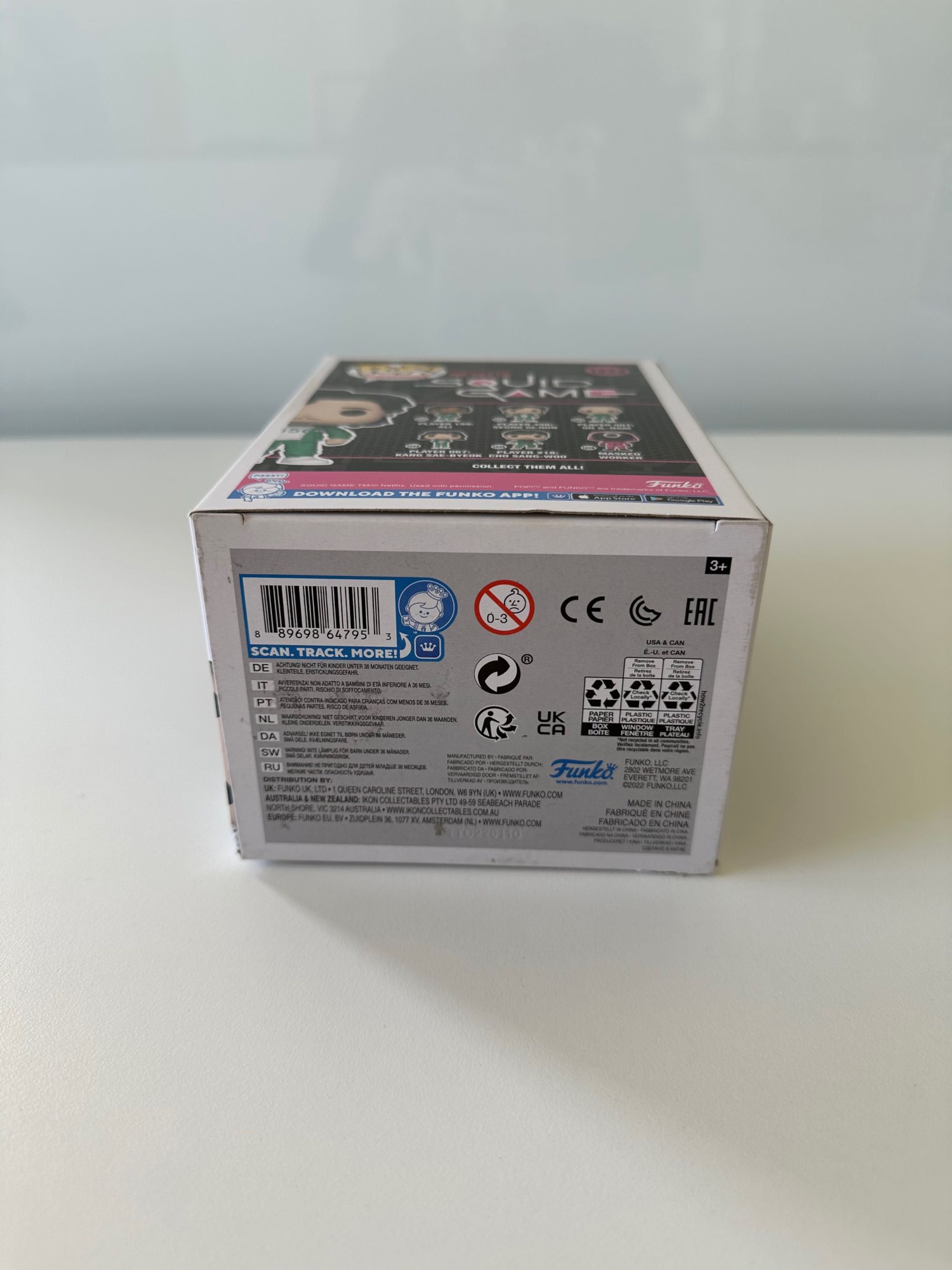 Funko Pop Player 456: Song Gi-Hun 1222 Squid Game