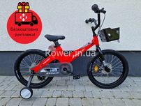 Дитячий магнієвий велосипед 4-6 років Space Kid Moon 18" red