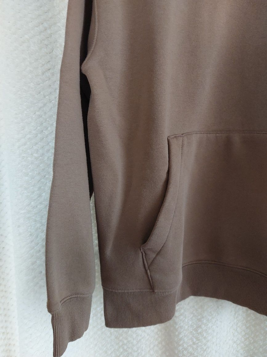 Męska bluza polarowa z kapturem. Pull&Bear. Rozmiar M/oversize