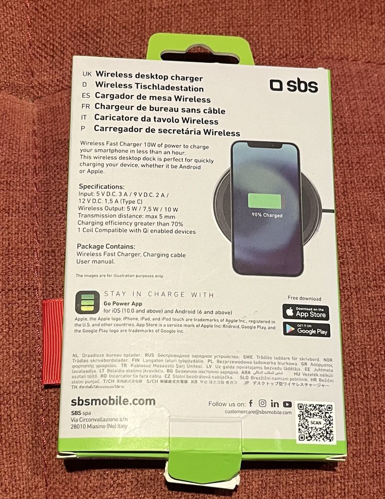 Carregador sem fios rapido. Wireless charger