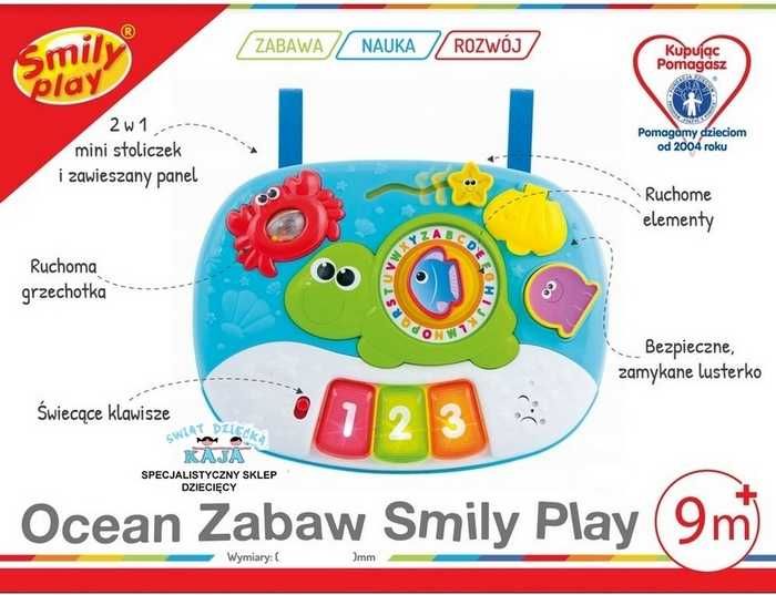 Muzyczny Stolik Edukacyjny 2w1 Ocean Zabaw 0852 Smily Play
