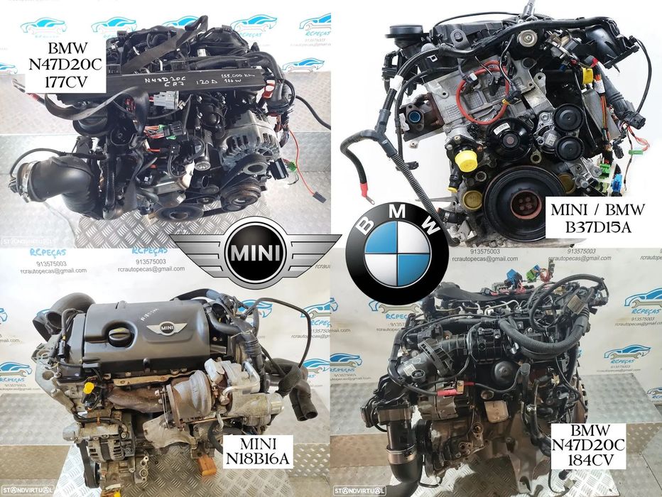 Motores Completos BMW | Mini com Garantia