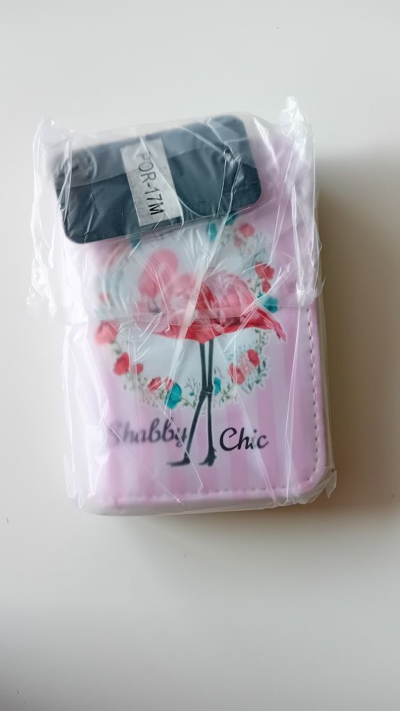 Nowy! Mini portfel flaming " Shabby Chic"