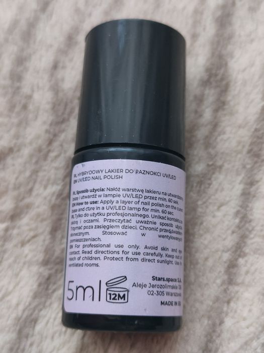 Nowy lakier hybrydowy Free Space nr 04 5ml lila jasny fiolet