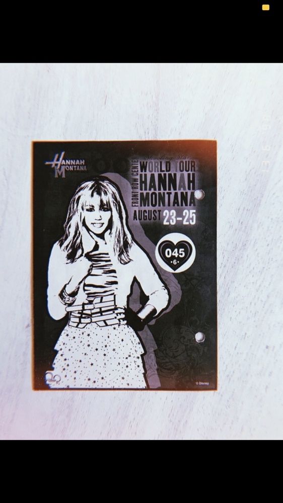 Karteczki do kolekcjonowania vintage retro hannah montana