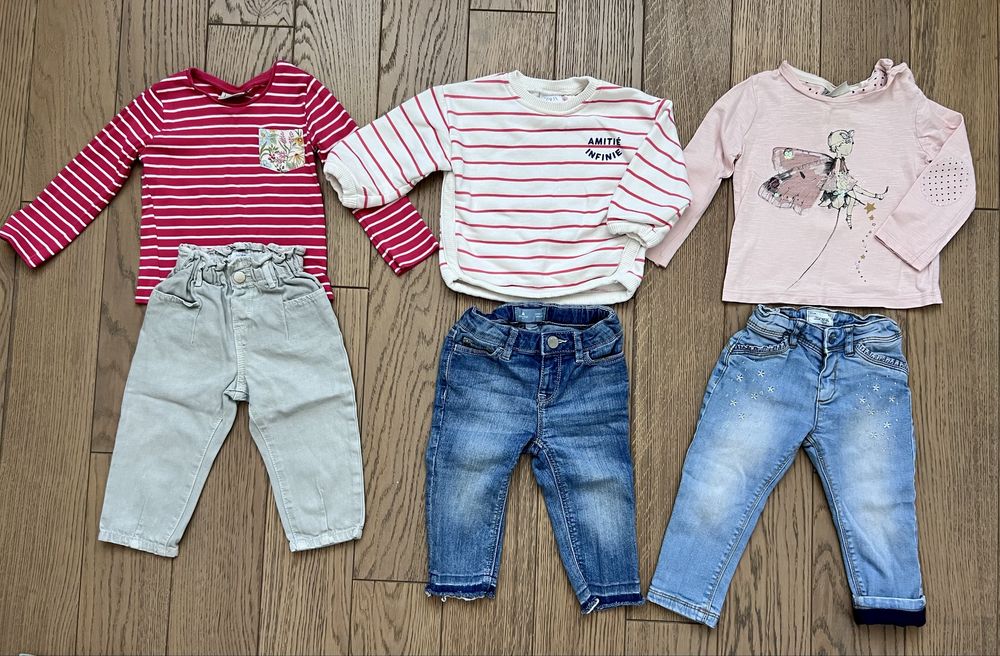 Теплі дитячі речі на дівчинку на вибір 80, 86 см 9-12, 12-18 міс.