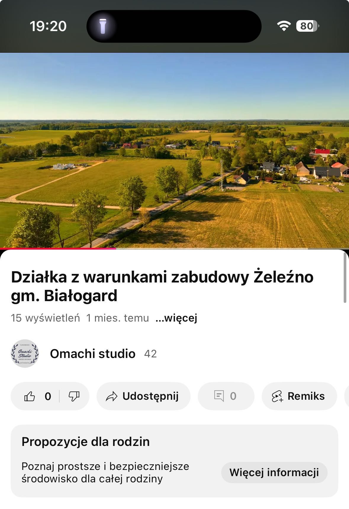 Działka z warunkami zabudowy blisko Białogardu