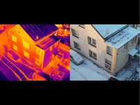 Usługi dronem, inspekcja paneli fotowoltaicznych, termowizja