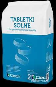 Tabletki solne do zmiękczania wody. Sól 25kg