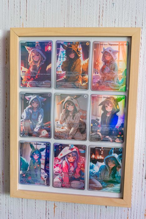 Ręcznie robione karty Pokemon Anime Girl plus Mimik