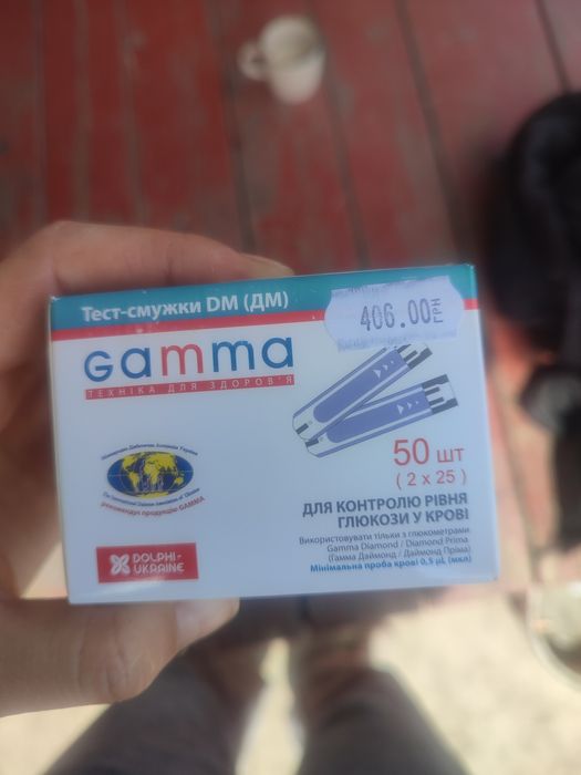 Тест смужки на глюкометр