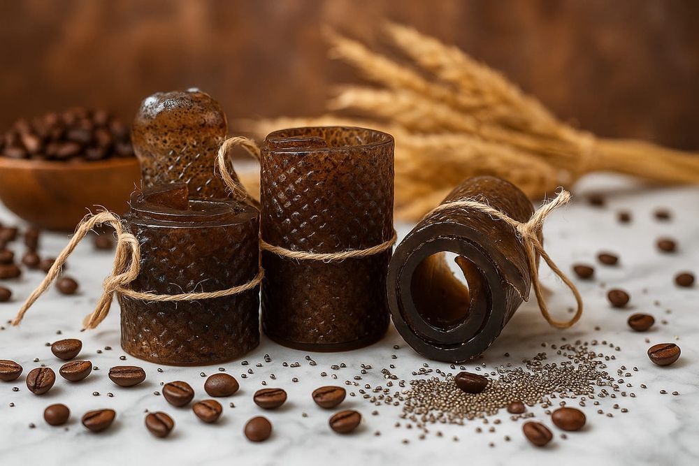 4 Kawowe mydełka glicerynowe