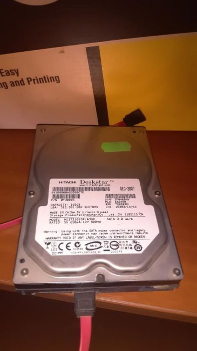 Жёсткий диск sata hdd 160gb