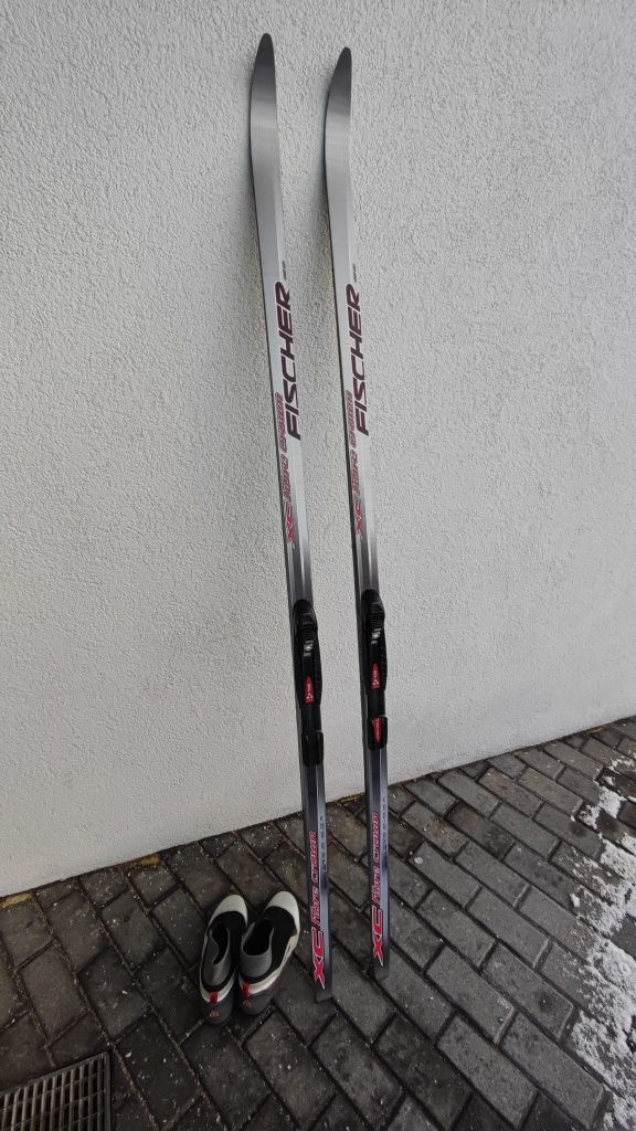 Narty biegowe klasyczne Fischer 193 cm + buty 42