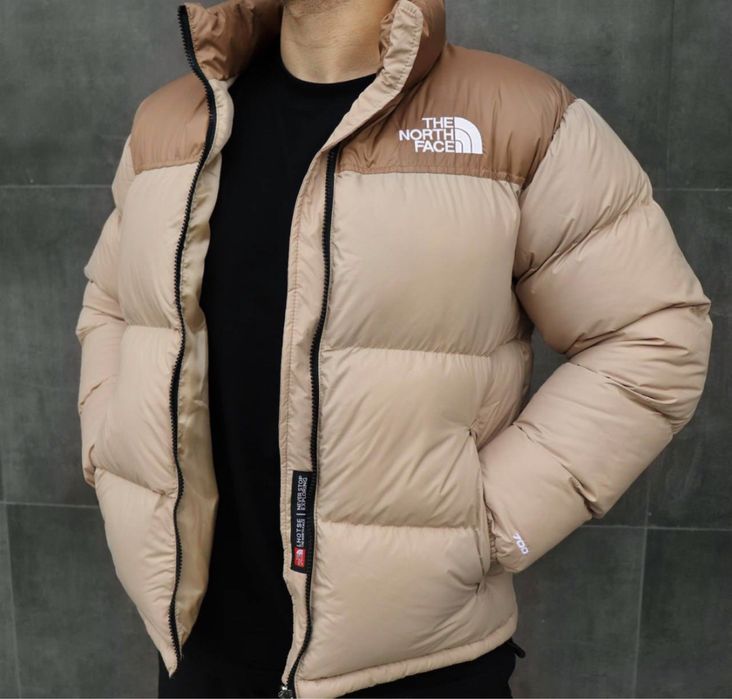 Пуховик The North Face 700 Куртка TNf бежевий