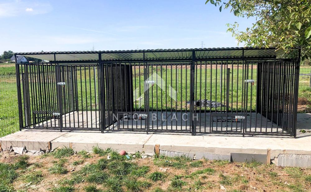 Kojec dla Psa 3w1 6x2m Klatka XXL 3 stanowiska NB129