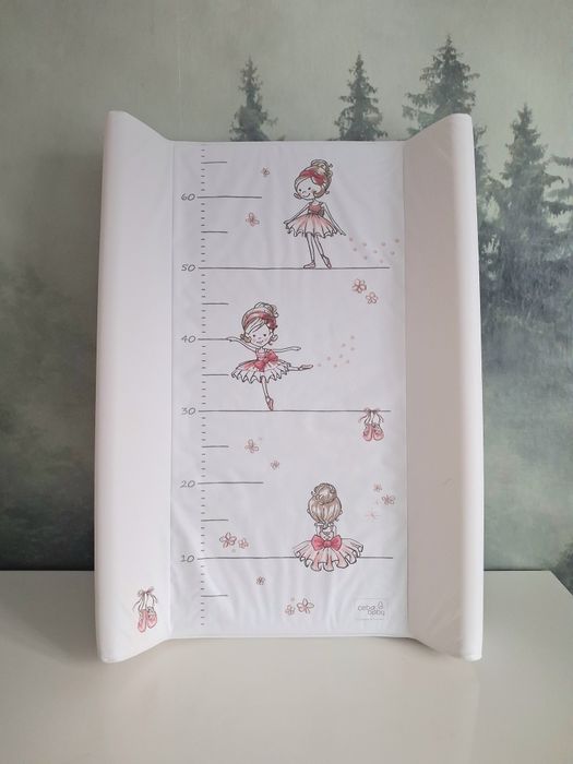 Przewijak na łóżeczko dla dziewczynki jak nowy baletnica z miarką