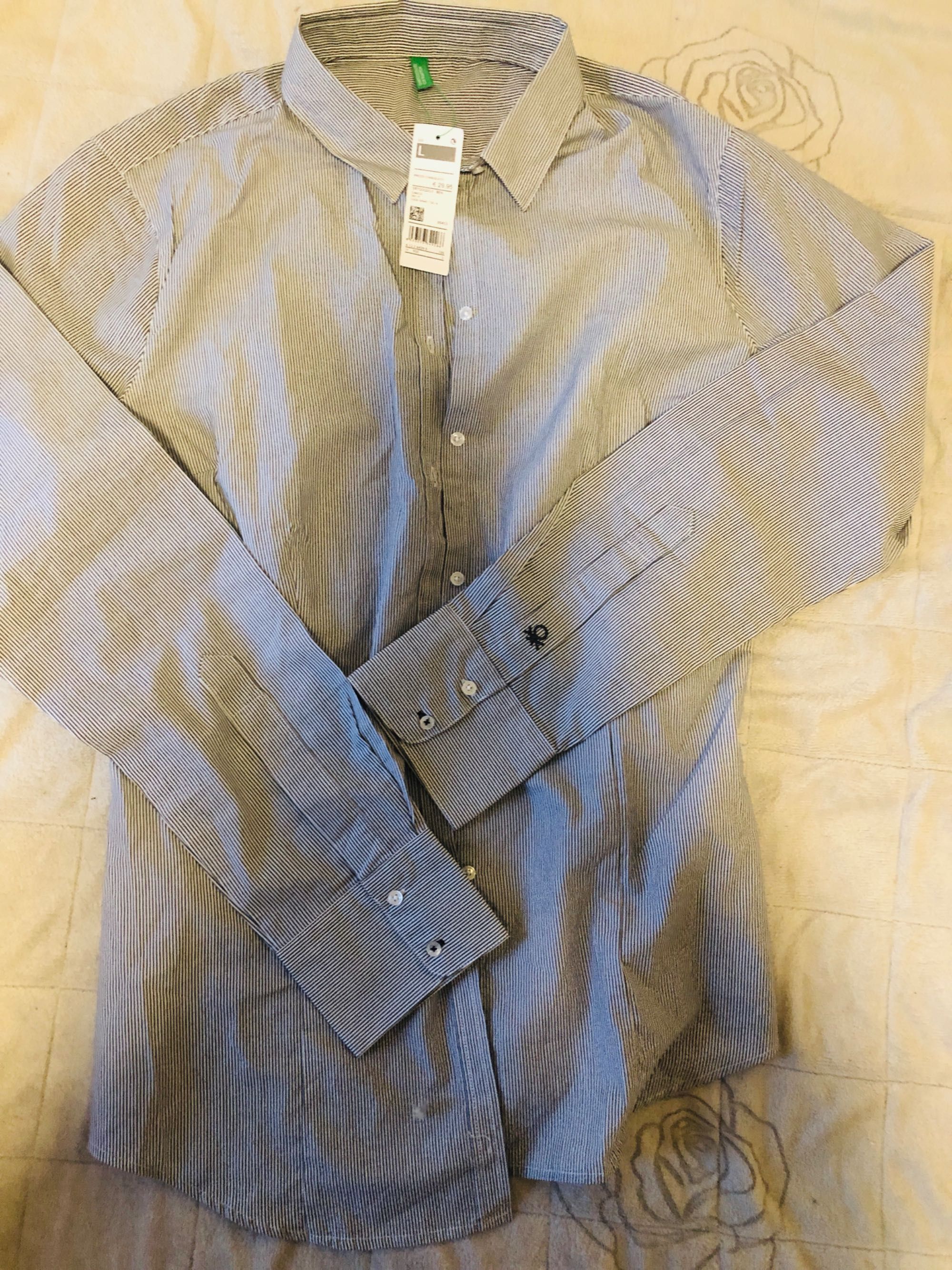 Штаны и рубашка Новые,  Benetton, размер L , 48 .
