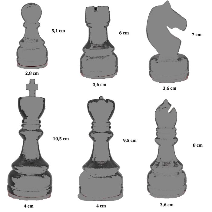 Conunto Tabuleiro de Xadrez