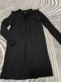 Damska czarna dresowa sukienka Reserved r 40 L