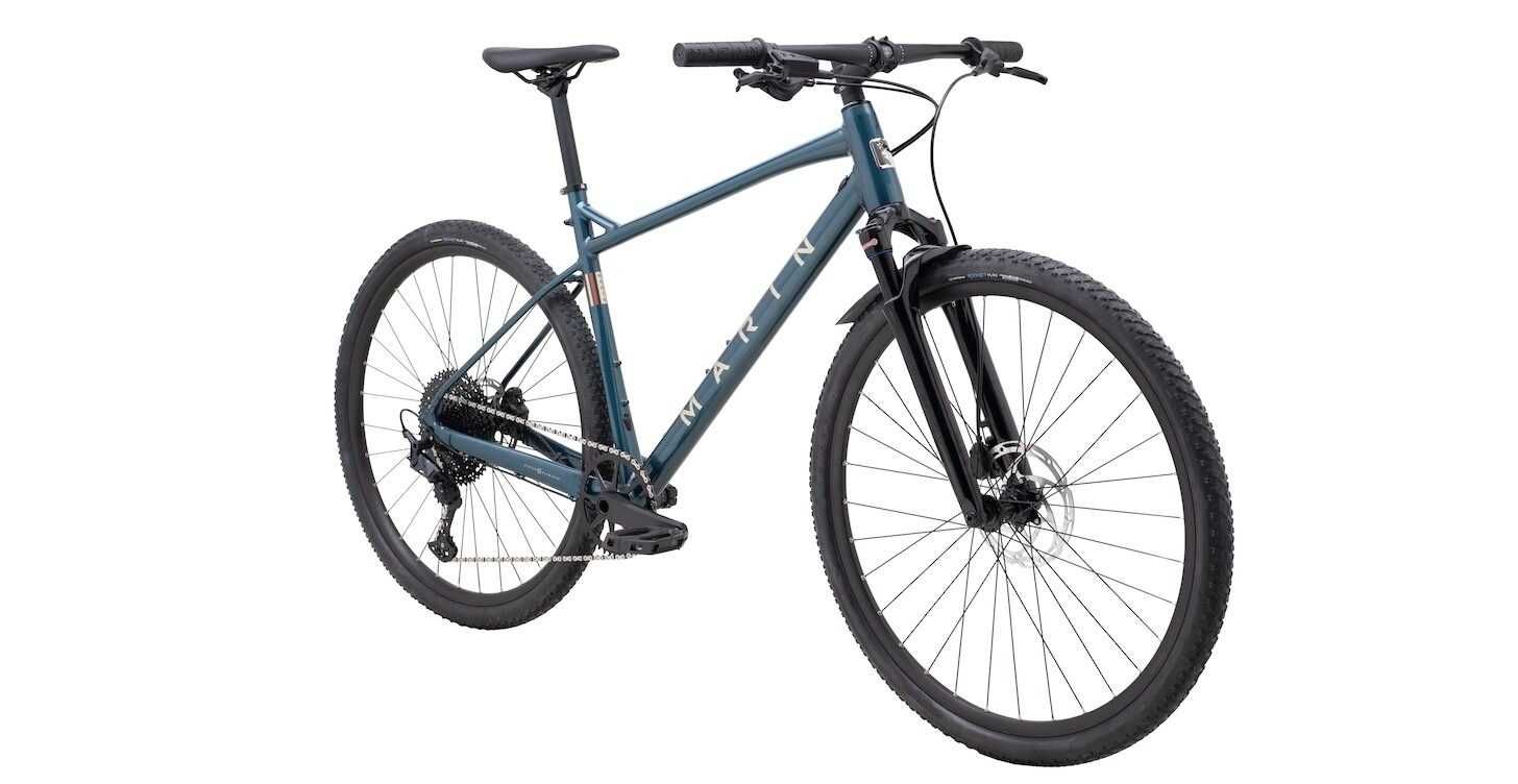 Marin DSX FS morski 2025 M gravel - prosta kierownica amortyzator