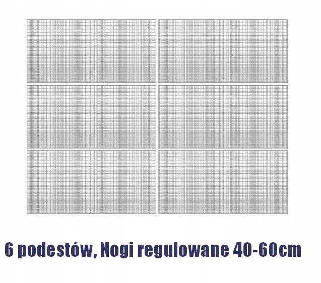 Scena 6 Podestów + Nogi regulowane + Schody, FV NA Przelew
