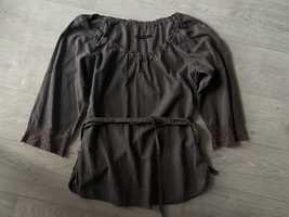 Льняна сорочка, блузка в стилі кантрі, бавовна і льон, мереживо