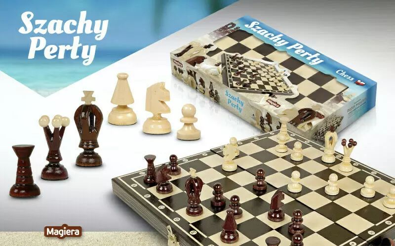 Szachy Perły, drewniane. MAGIERA RAFAŁ