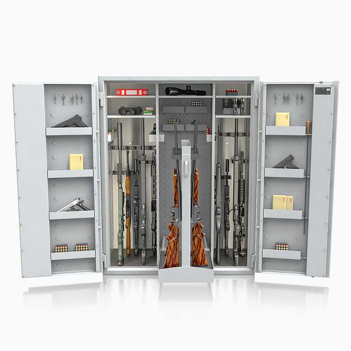 Szafa na broń Siegen Super Kombi 534.2 klasa s1 KL łącznie 37szt broni