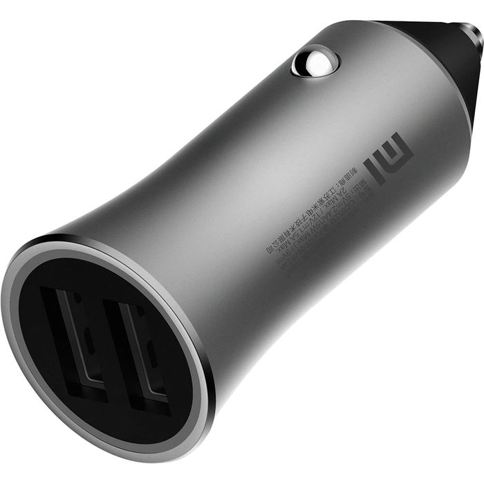 XIAOMI Mi Car Charger Pro Silver
Автомобильное зарядное устройство XIA