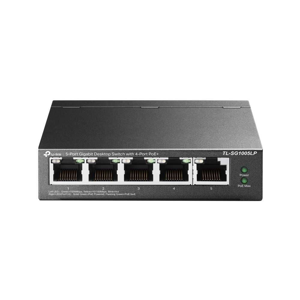 Новый Poe Гигабитный пятипортовый Свитч Тп линк TL-SG1005LP Poe+ 40 Вт