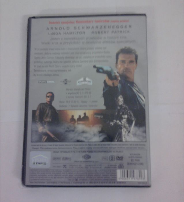 Terminator 2 QDVD Platynowa okładka Schwarzenegger nowa folia