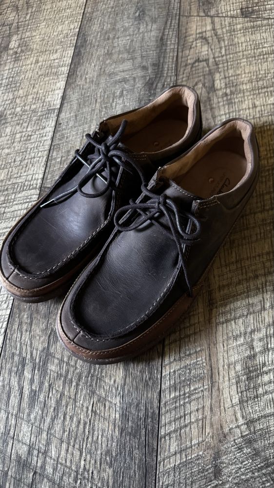 Шкіряні мокасини Clarks