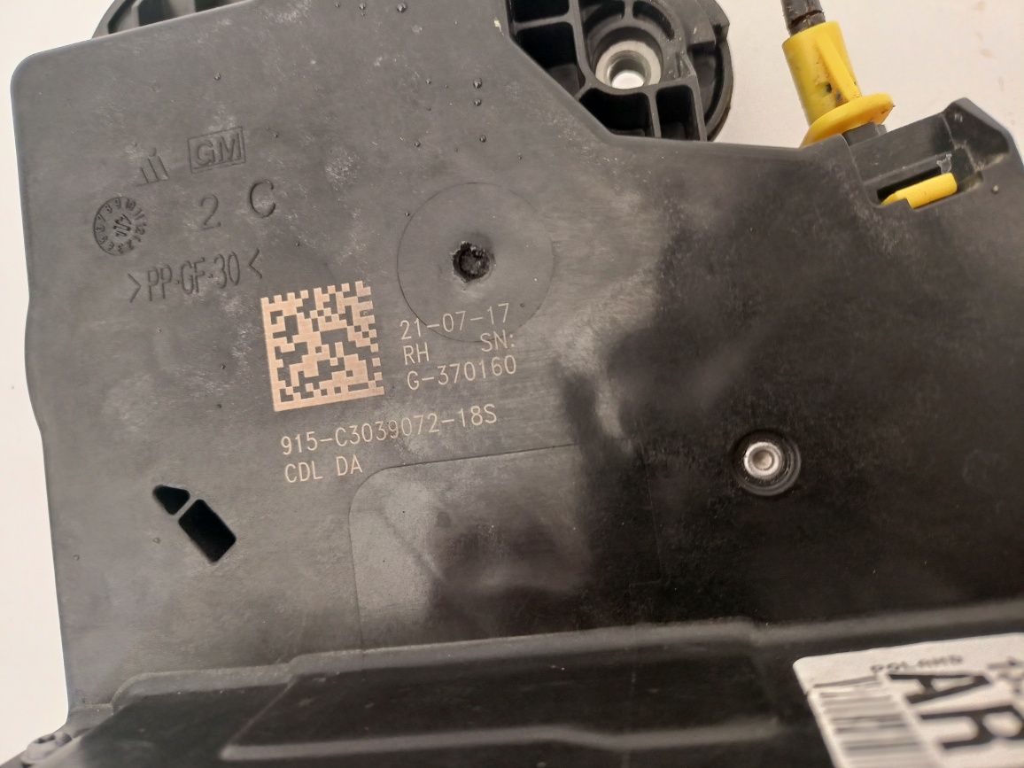 Opel Astra K V 5 15- zamek drzwi prawy tył tylny 4 pin