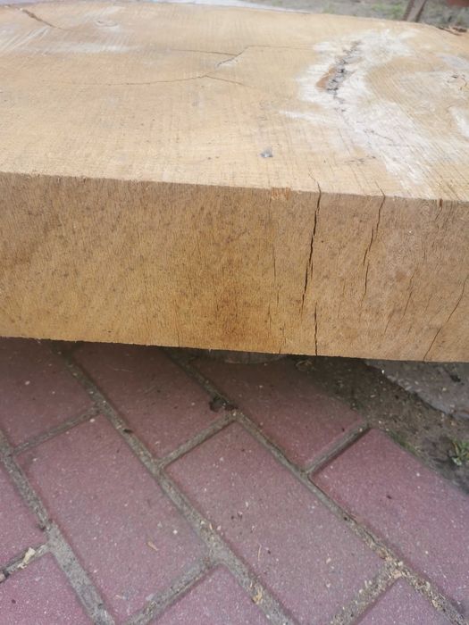 Monolit krąg dębowy grubość 10cm