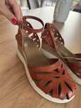 Sandalias pele em optimo estado