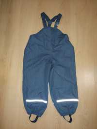 Spodnie przeciwdeszczowe TCM Tchibo roz.98-104 na podszewce
