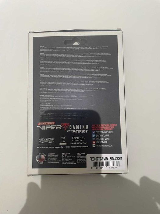 viper patriot 16gb ddr4 nowe