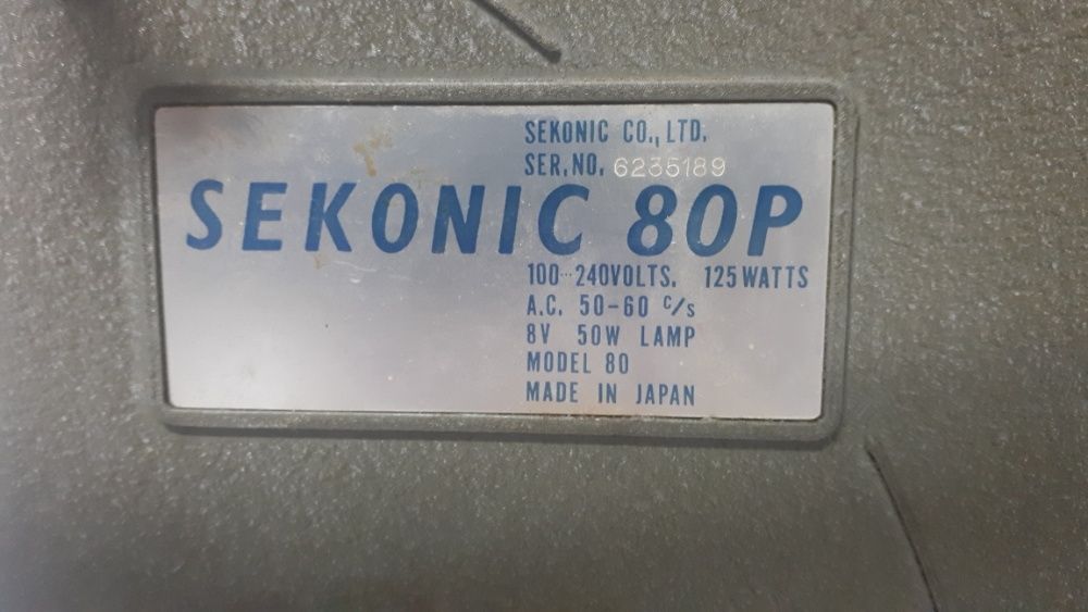Maquina de Projectar Marca: SEKONIC 80P